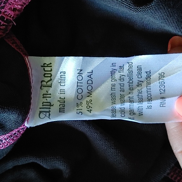 Alp N Rock polo shirt MAKE LUCK Sz.M Gray NWT - Picture 9 of 10